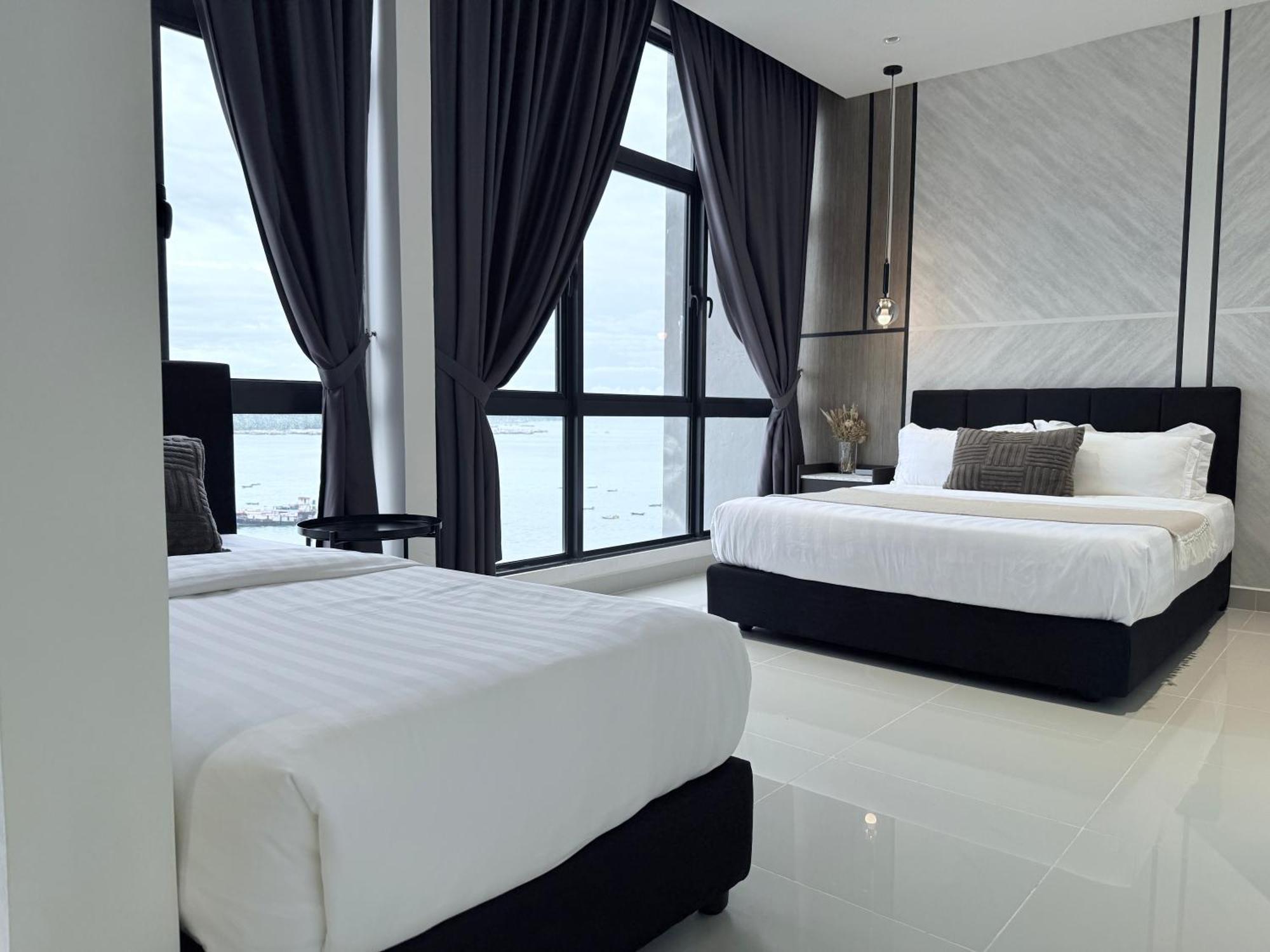 The Shore Cbd Kota Kinabalu By Laxzone Suite Экстерьер фото